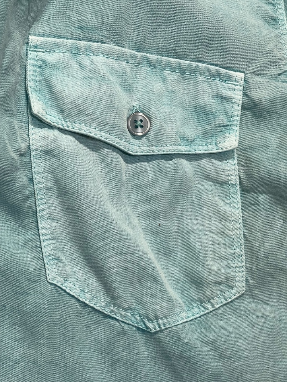 Chico's Long Sleeve Button-Down Blouse Size 1 - Picture 3 of 8